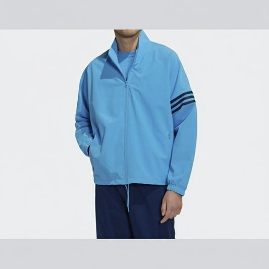 Adidas Track Stripes Wind Jacket Blue, Men