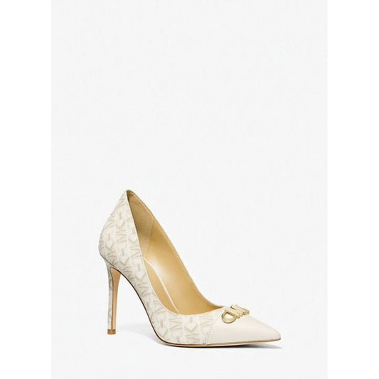 Michael Kors Vanilla Floral Print High Heel Pumps (40H3PKHP1B-VANILLA) Women