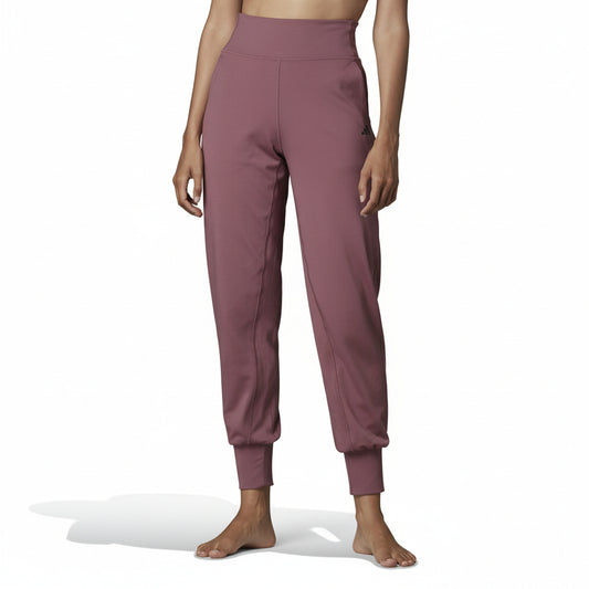 Adidas High-Waist Jogger Pants Brown, Women