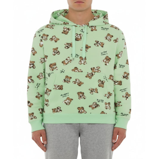 Moschino Teddy Bear Print Hoodie Green (A17034416-1449) Men