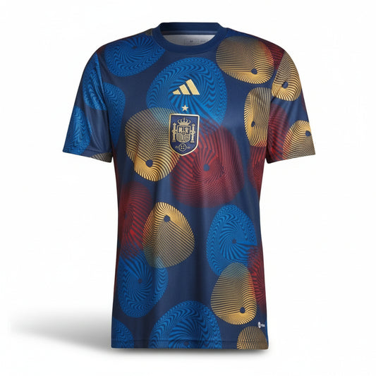 Adidas FOOTBAL T-SHIRT FEF PRESHI (HF1421-BLUE_RED) Men