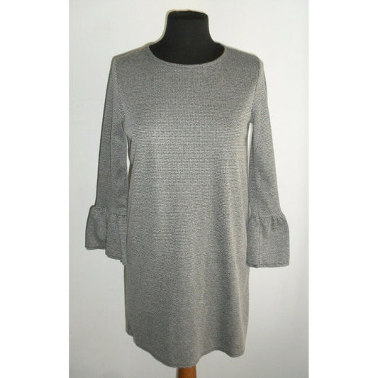 Michael Kors Bell Sleeve Knit Dress Silver, Women