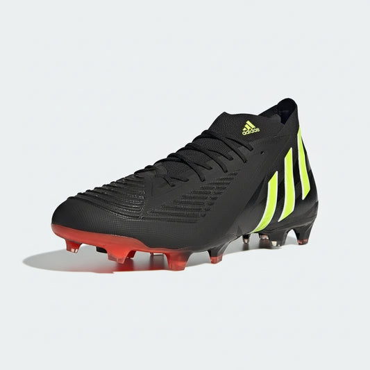 Adidas Football Shoes PREDATOR EDGE.1 FG (GW1032-BLACK_RED) Unisex