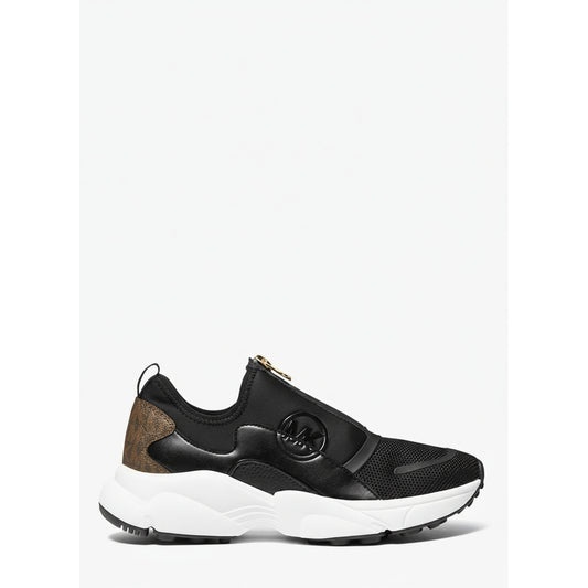 Michael Kors Slip-On Sneakers Black Brown (43H3SMFSHD-BROWN-MULTI) Women
