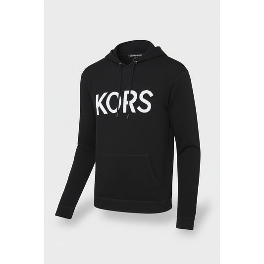 Michael Kors KORS Logo Hoodie Black (CR460AN469-BLACK) Women