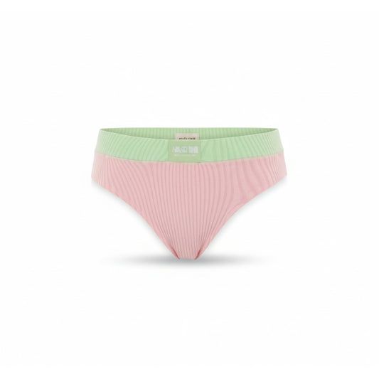 Moschino Ribbed Colorblock Brief Pink Green (A13124418-1227) Women