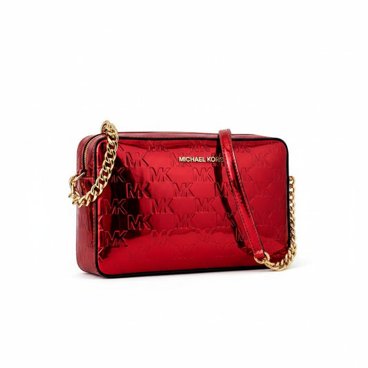 Michael Kors Red Patent Crossbody Bag, Women