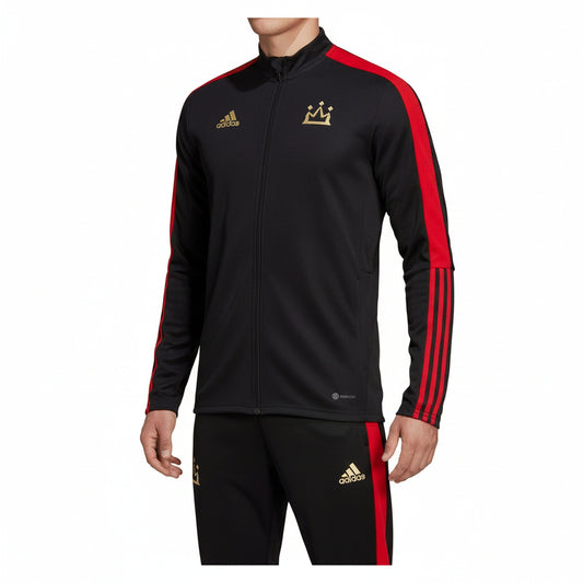 Adidas Track Jackets SALAH TK JKT (HI3785-BLACK) Men