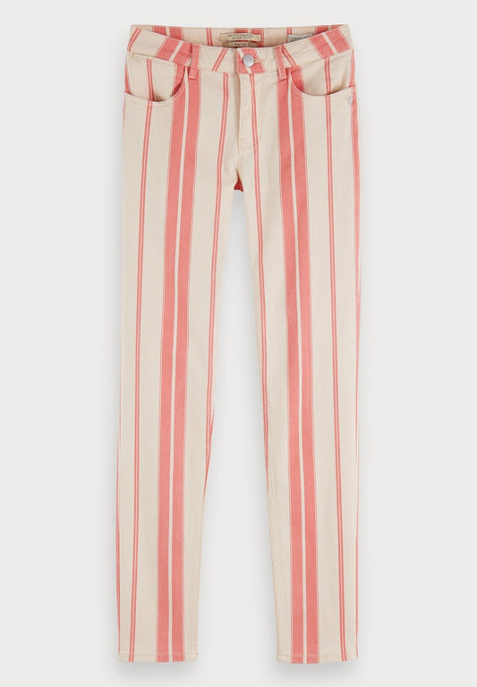 Scotch & Soda La Bohemienne Stretch Jeans | Mid rise skinny Pink (SC321N02R-J11) Women
