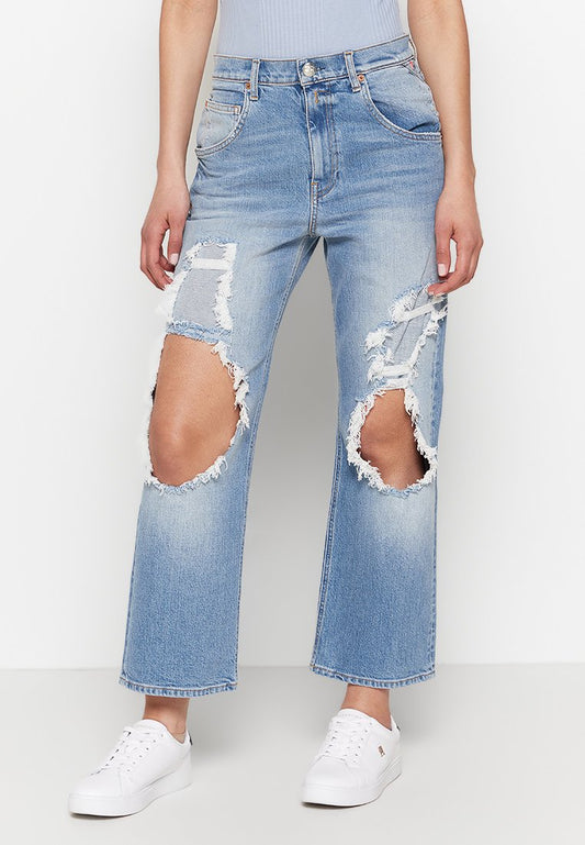 Replay Trousers Blue (ZZO2A7F41-K00) Women