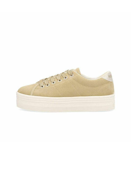 No Name Baskets compensées PLATO M SNEAKER - RIB Brown (NO811A0AH-O11) Women