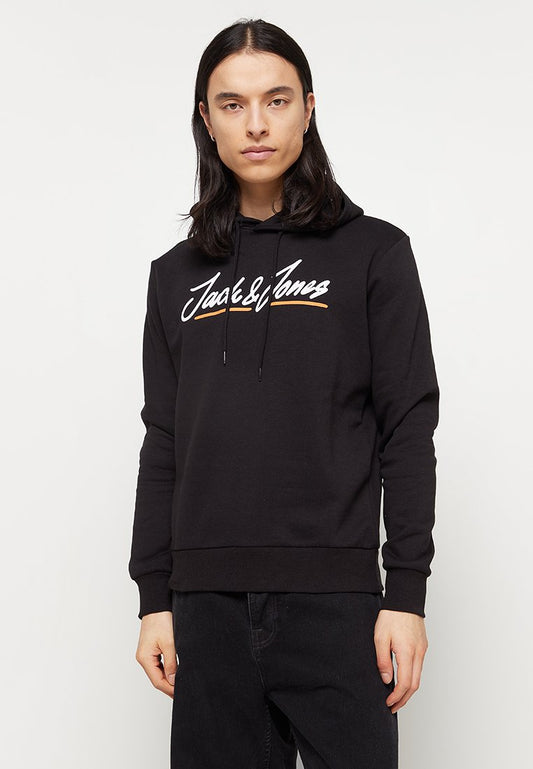 Jack & Jones JWHTONS UPSCALE SWEAT HOOD Black (ZZO20DH05-Q00) Men