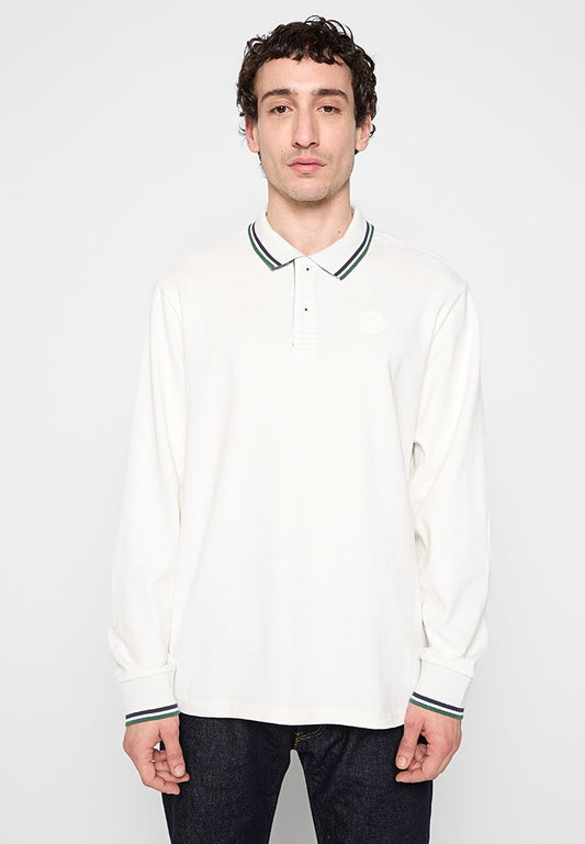 North Sails POLO LONG SLEEVE W/LOGO Off-White (ZZO2PJ339-B00) Men