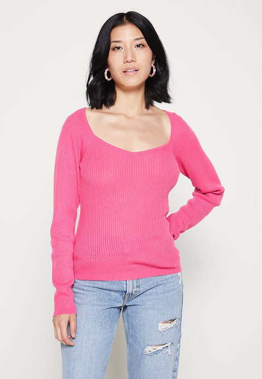VILA VIBANA KNIT TOP/KA Pink (ZZO1K9X09-J00) Women