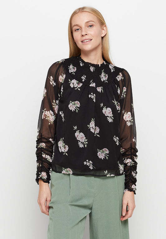 JDY BLOUSE OPEN NECKLINE FEM WOV PL100 Multi-Coloured (ZZO1TLC08-T00) Women
