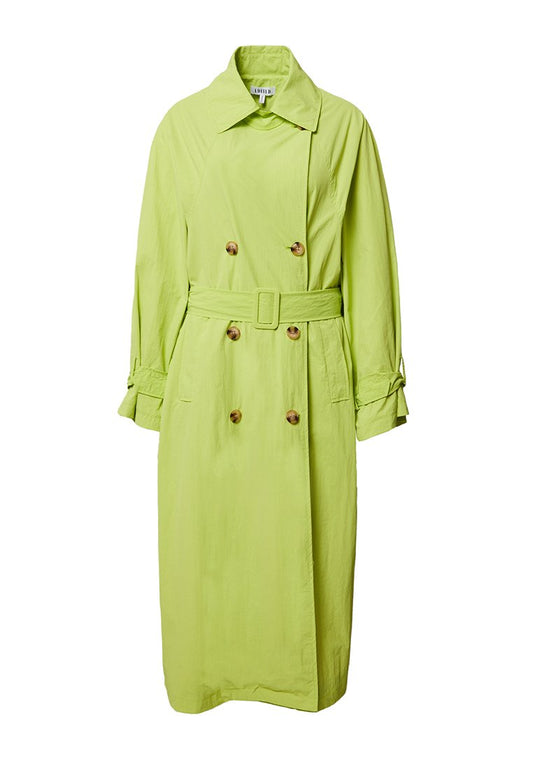 EDITED GRS Neila Trenchcoat Neon Green (ZZO2F4031-T00) Women