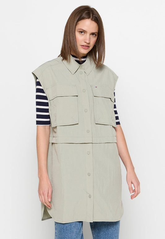 Tommy Hilfiger TJW ZIP CARGO NYLON Dark green (ZZO2F5711-M00) Women