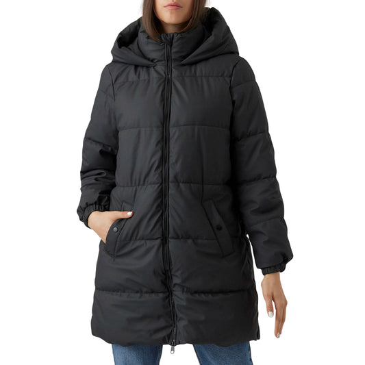 Vero Moda Gretafie 3/4 Coated Winterjack (10275292-BLACK) Women