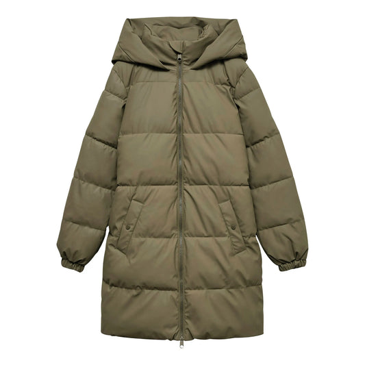 Vero Moda Gretafie 3/4 Coated Winterjack (10275292-BUNGEECORD) Women