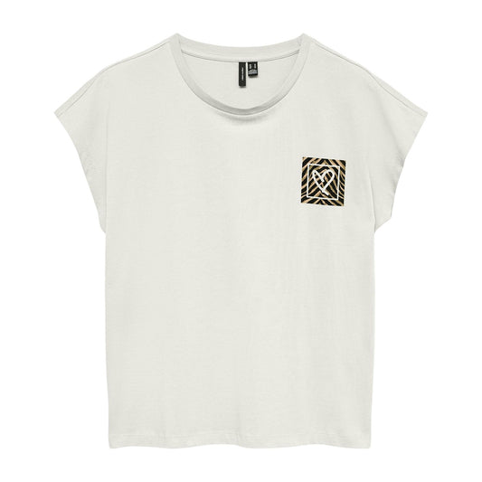 Vero Moda Stina Ava Top Shirt (10337740-SNOWWHITE) Women