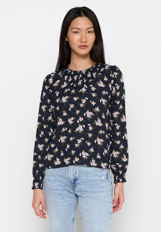 JDY MELINE L/S TOP WVN LO Dark Grey (ZZO26XC01-C00) Women