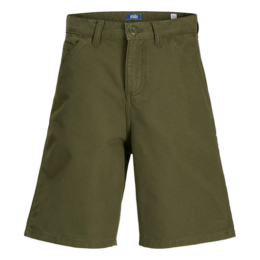 Jack & Jones Junior JJSTYD BARKLEY CARPENTER SHORTS LN JNR Olive Night (12270146-OliveNight) Kids