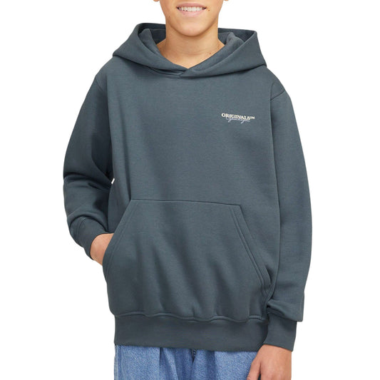 Jack & Jones Joris Lington Hoodie (12274612-STORMYWEATH) Kids