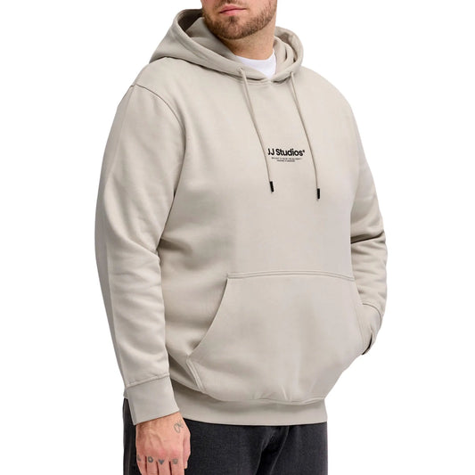 Jack & Jones Soho Hoody (plussize) (12279516-MOONBEAM) Men