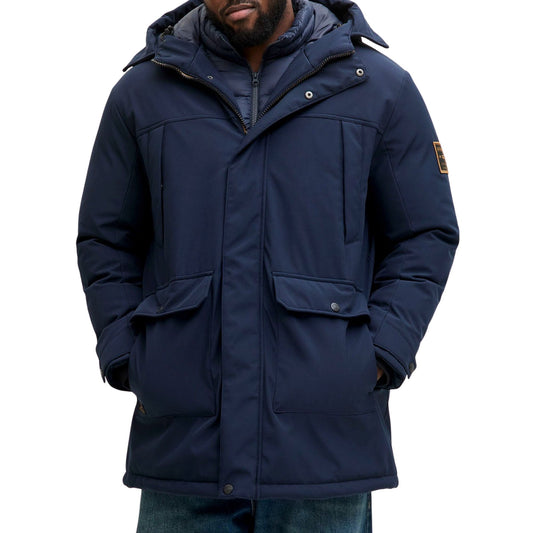Jack & Jones Finn Softshell Parka Winterjacket (plussize) (12279797-SKYCAPTAIN) Men
