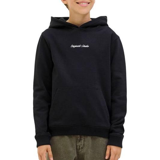 Jack & Jones Norrebro Emb Sweat Hoody (12284062-BLACK) Kids
