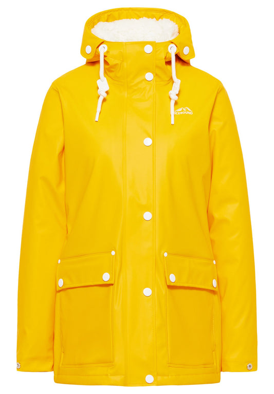 ICEBOUND Rain Jacket with Teddy Lining Yellow (IC621U056-E11) Women