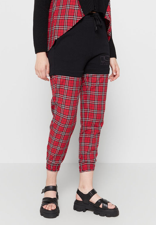 Love Moschino PANTALONI FELPA+CHECK R/LOGO QUADRO (ZZO201Z05-S00) Women