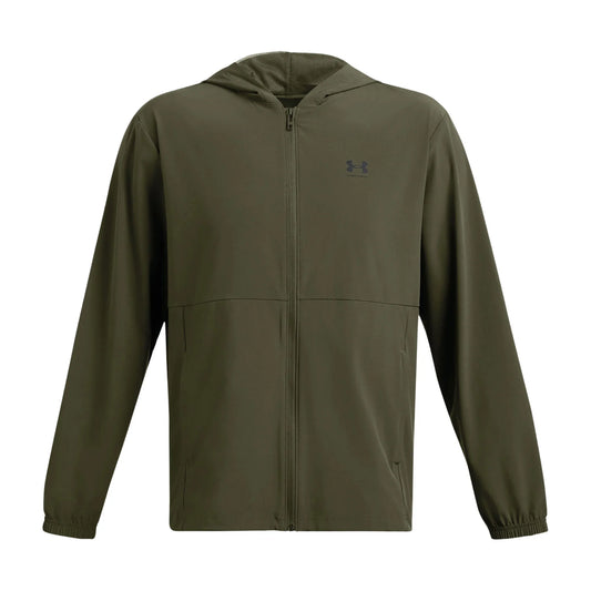 Under Armour Vibe Woven Windbreaker Jacket (1386555-390) Men