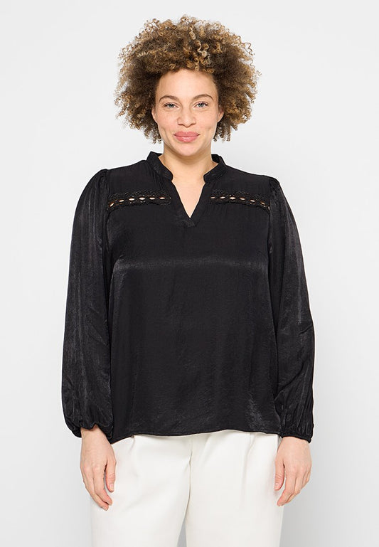 ONLY Carmakoma CARYOMIA LACE L/S WVN ZL (ZZO2YMC10) Women