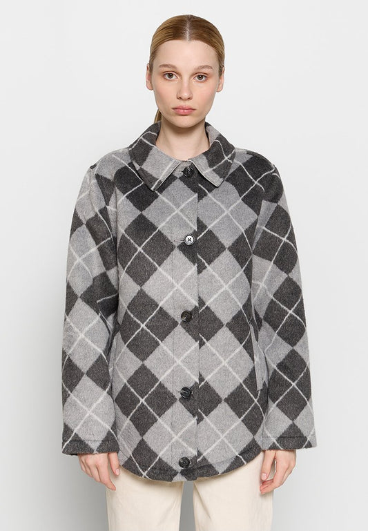Hollister Co. DTC HOL MID LENGTH SHACKET UPDATE 2CC $79.95 Grey (ZZO2EUK33-S00) Women