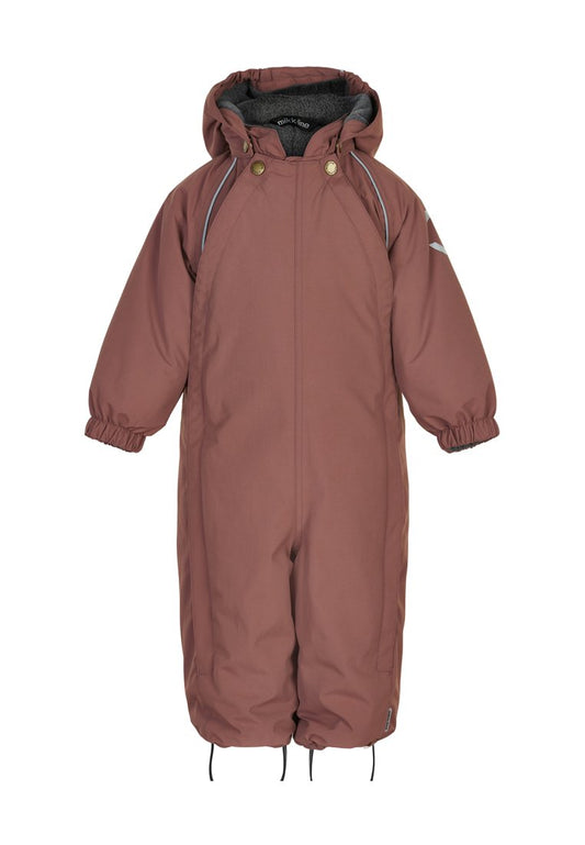 mikk-line Nylon Baby Suit - Solid brown (ZZO1MYV19-O00) Kids