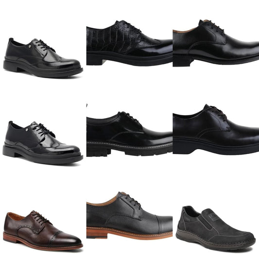 Men's Leather Dress Shoes - Lasocki, Rage Age, Rieker cover