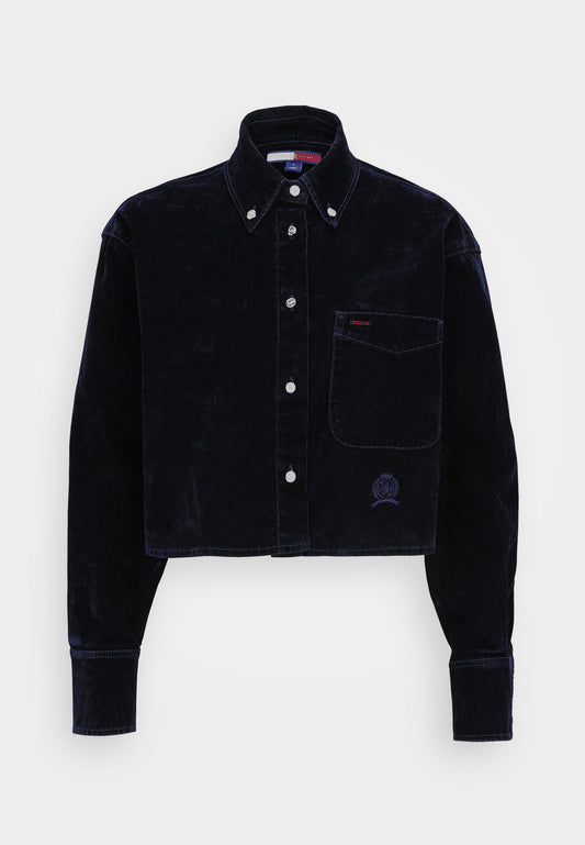 Tommy Hilfiger THC DENIM VELVET CRO, DW5 Dark Blue (ZZO2F9V29-K00) Women