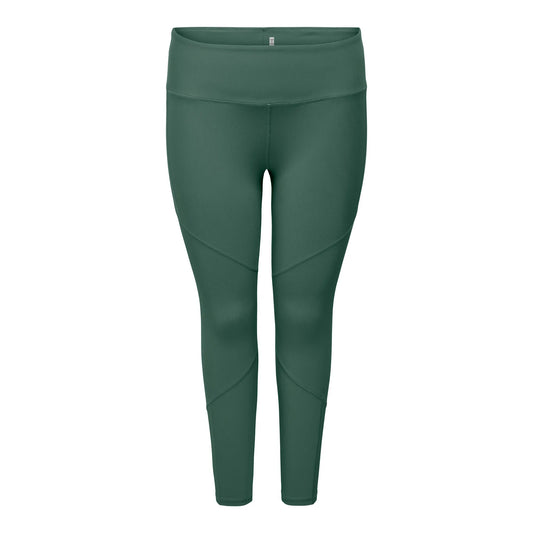Only Play Jana High Waist Train Tights (curvy) (15276824-DUCKGREEN) Women