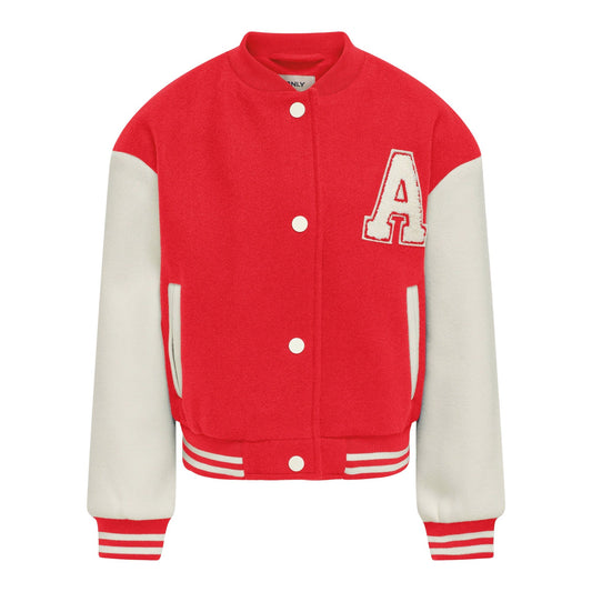 Only Silja Life Bomber jacket (15310959-MARSRED) Kids