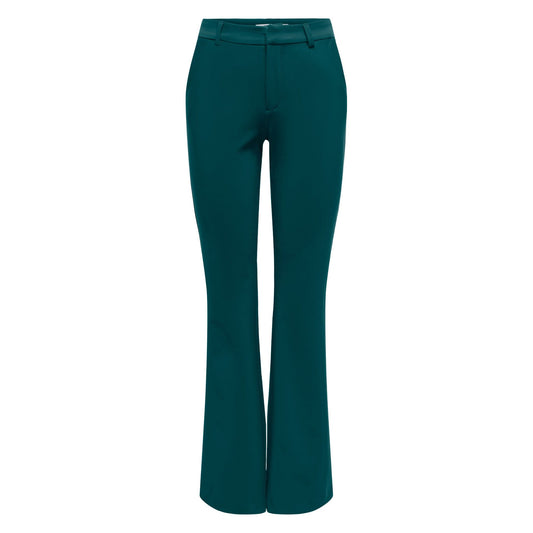 Only Travel Mid Waist Flared Pants (15324878-DARKSEA) Women