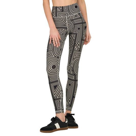 Only Play Font-2 Logo Tight (15327069-NACREOUSCLO) Women