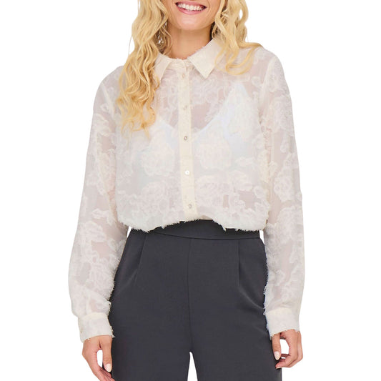 JDY Maia L/S Shirt (15332572-CLOUDDANCER) Women