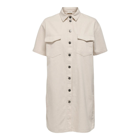JDY Dakota 2/4 Shirtdress (15343811-SANDSHELL) Women