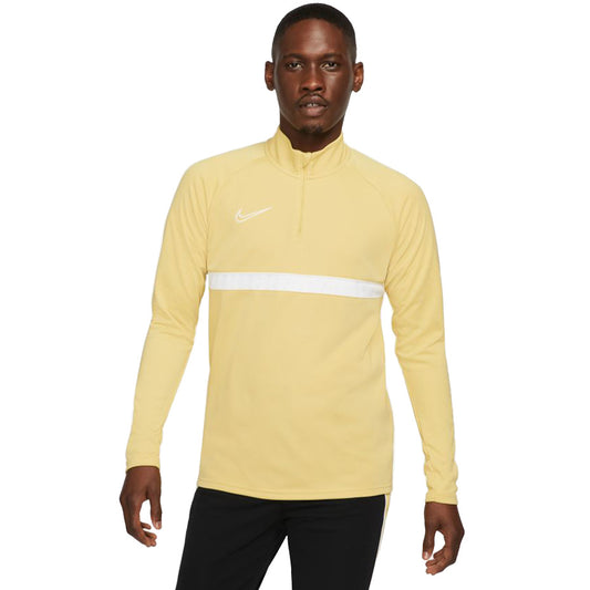 Nike NK Df Academy21 Drill Top Yellow CW6110 700 Sweatshirt Men