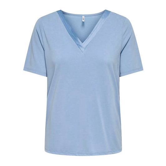 Only Free Life V-neck Shirt (15368626-SOFTCHAMBRA) Women