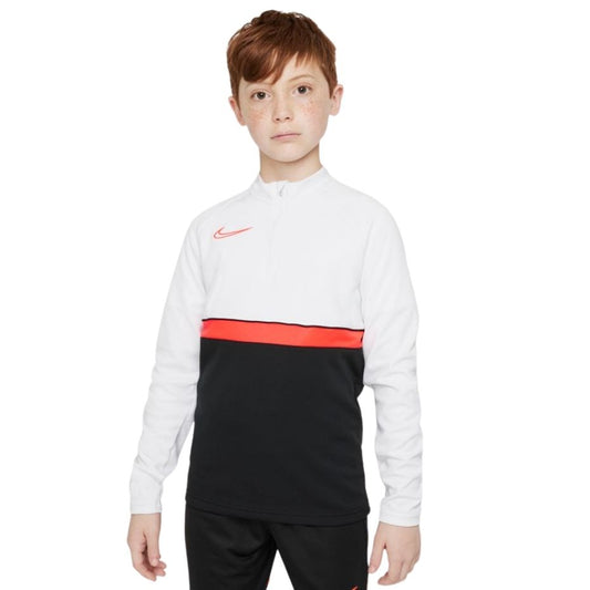 Nike DF Academy 21 Drill Top for Black, White, and Red CW6112 016 Kids