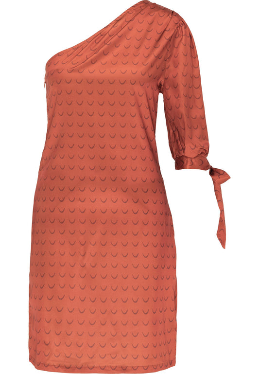 IZIA One Shoulder Dress Red (IZ021C00P-G11) Women