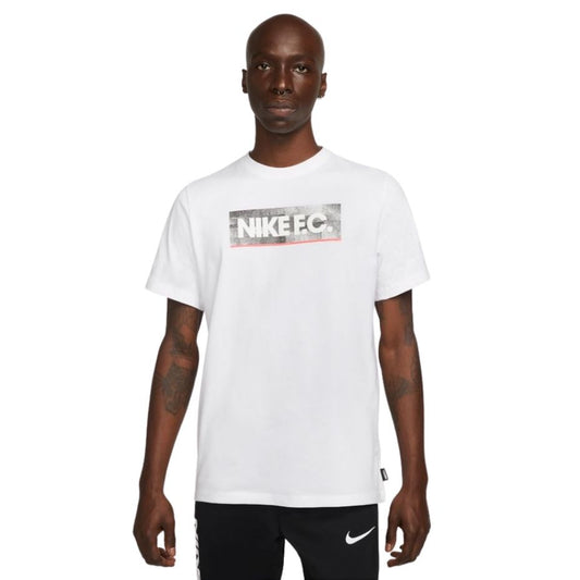 Nike NK Fc Tee Seasonal Block T-Shirt White DH7444 100 Men