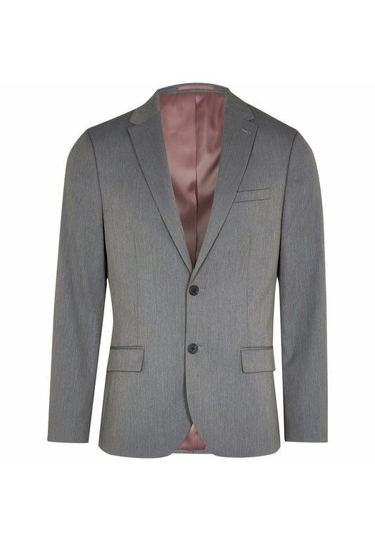 River Island skinny fit twill suit jacket Grey (RI922A069-C11) Men